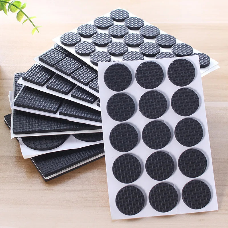 Self-Adhesive Furniture Leg Pads – Anti-Skid Scratch-Resistant Floor Protectors