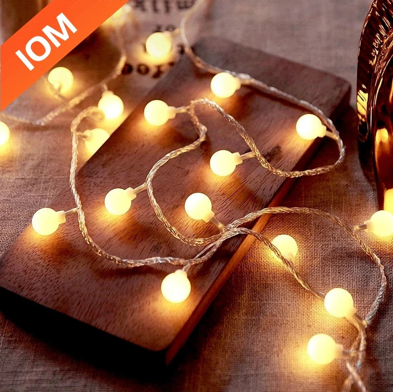 10M USB/Battery LED String Lights – Outdoor Wedding Garden Fairy Decor