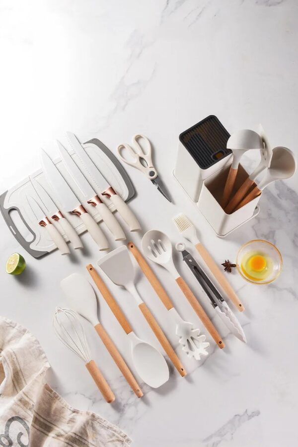 19 in 1 Silicone Kitchenware Set - Image 2