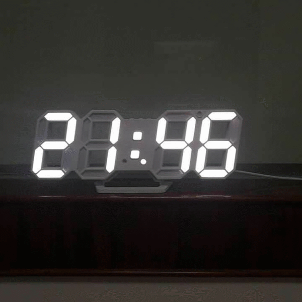 Modern 3D LED Digital Clock