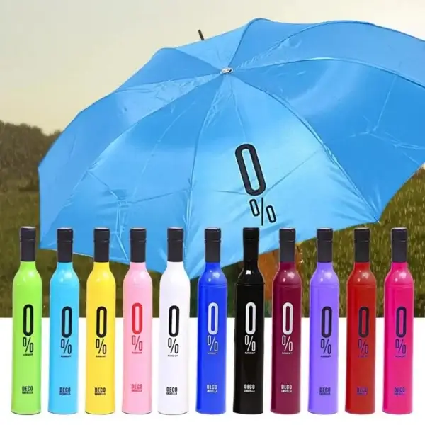 Bottle-Style Reverse Folding Umbrella - Image 2