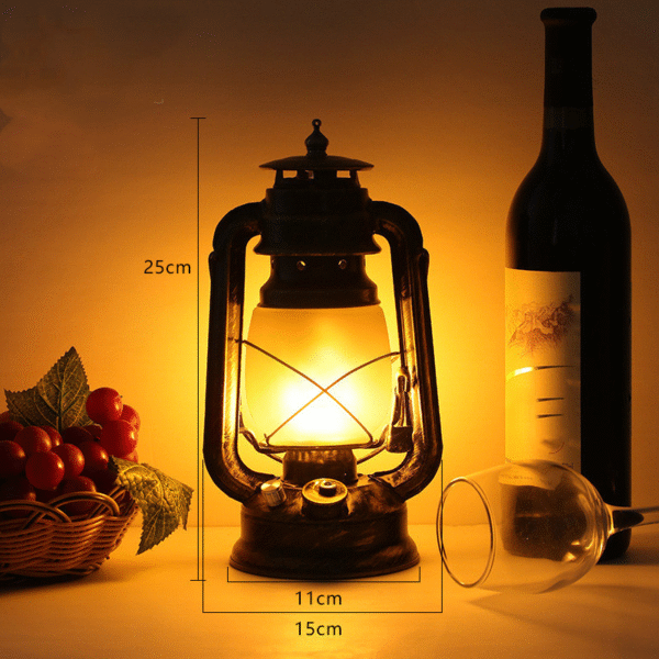 Vintage Retro Rechargeable LED Lantern - Image 8
