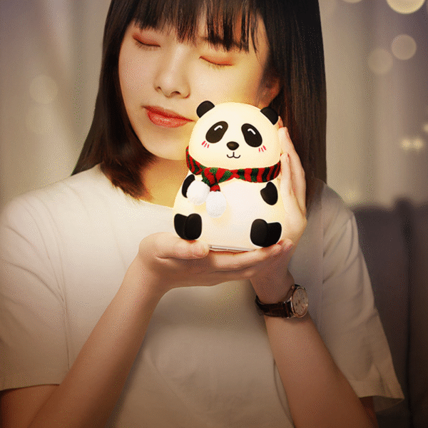 Cute Panda Silicone LED Night Light - Image 3