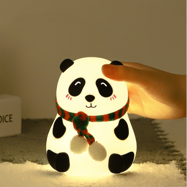 Cute Panda Silicone LED Night Light - Image 2
