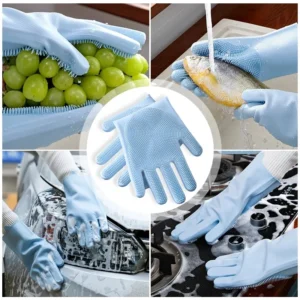 Reusable Silicone washing Gloves