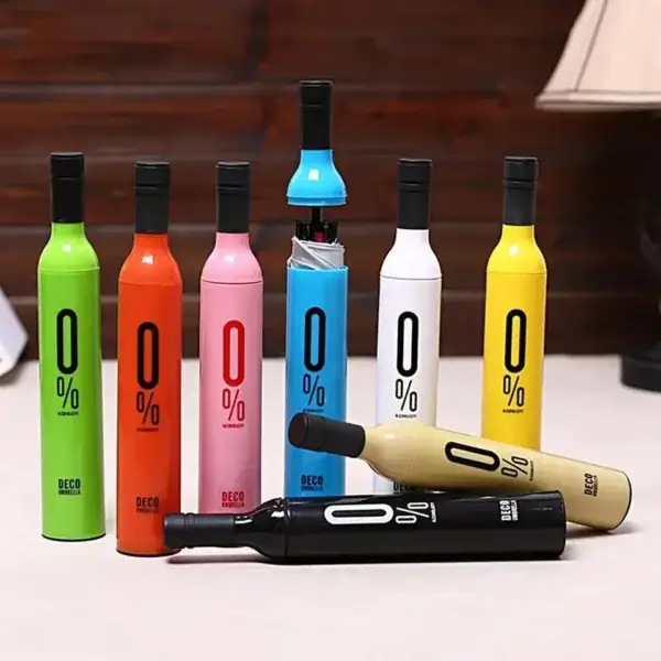 Bottle-Style Reverse Folding Umbrella - Image 4